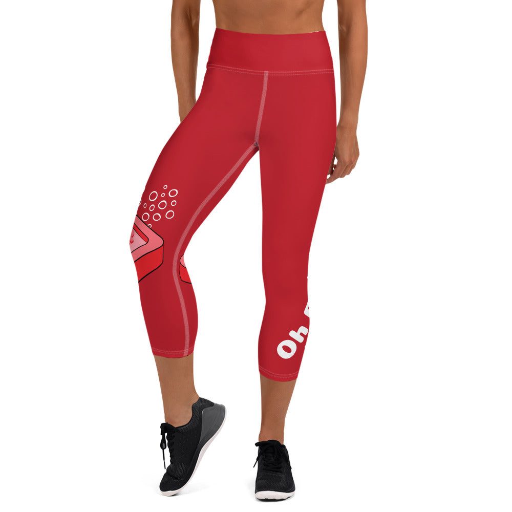 A Christmas Story "Oh Fudge" Capri Leggings