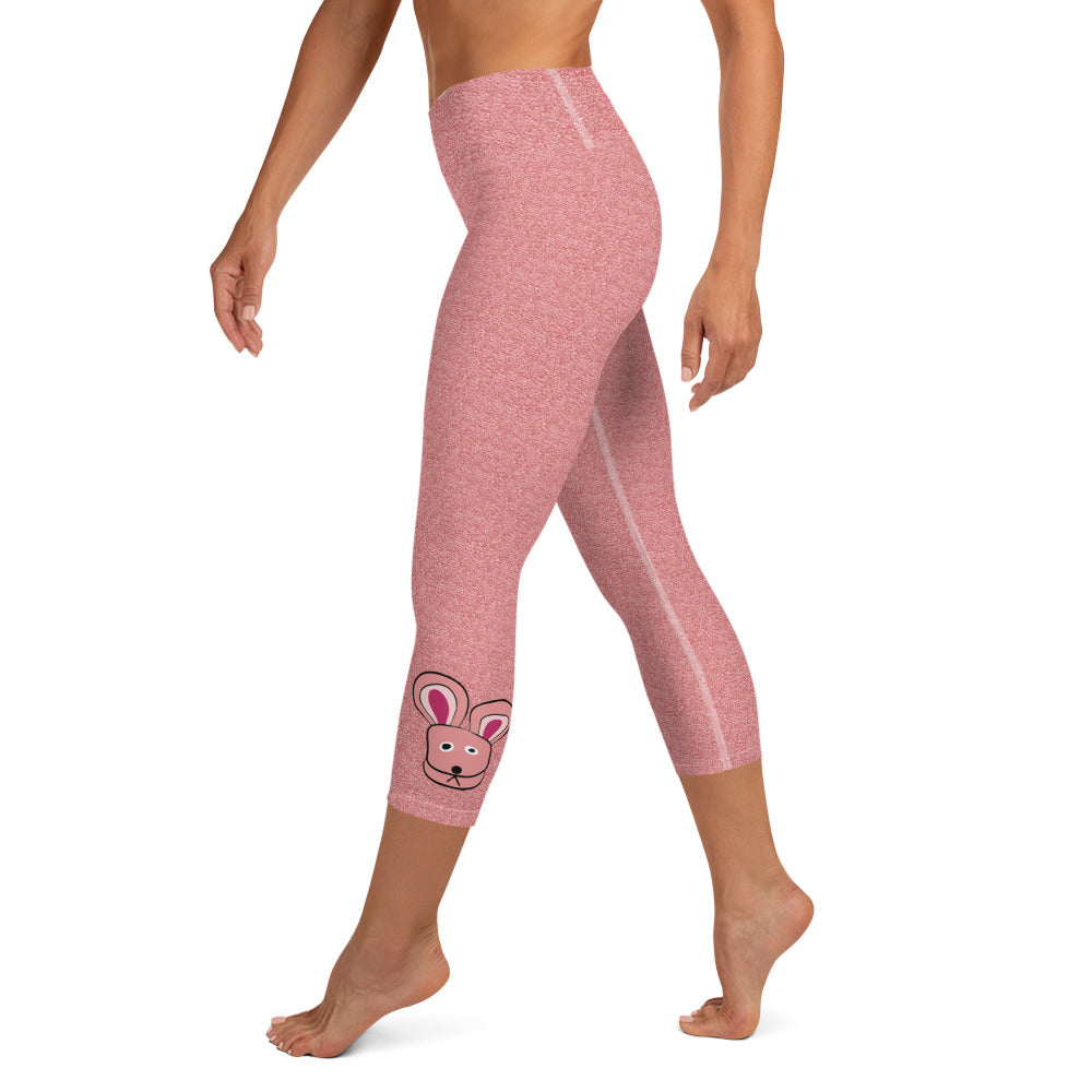 A Christmas Story Pink Nightmare Bunny Costume Capri Leggings