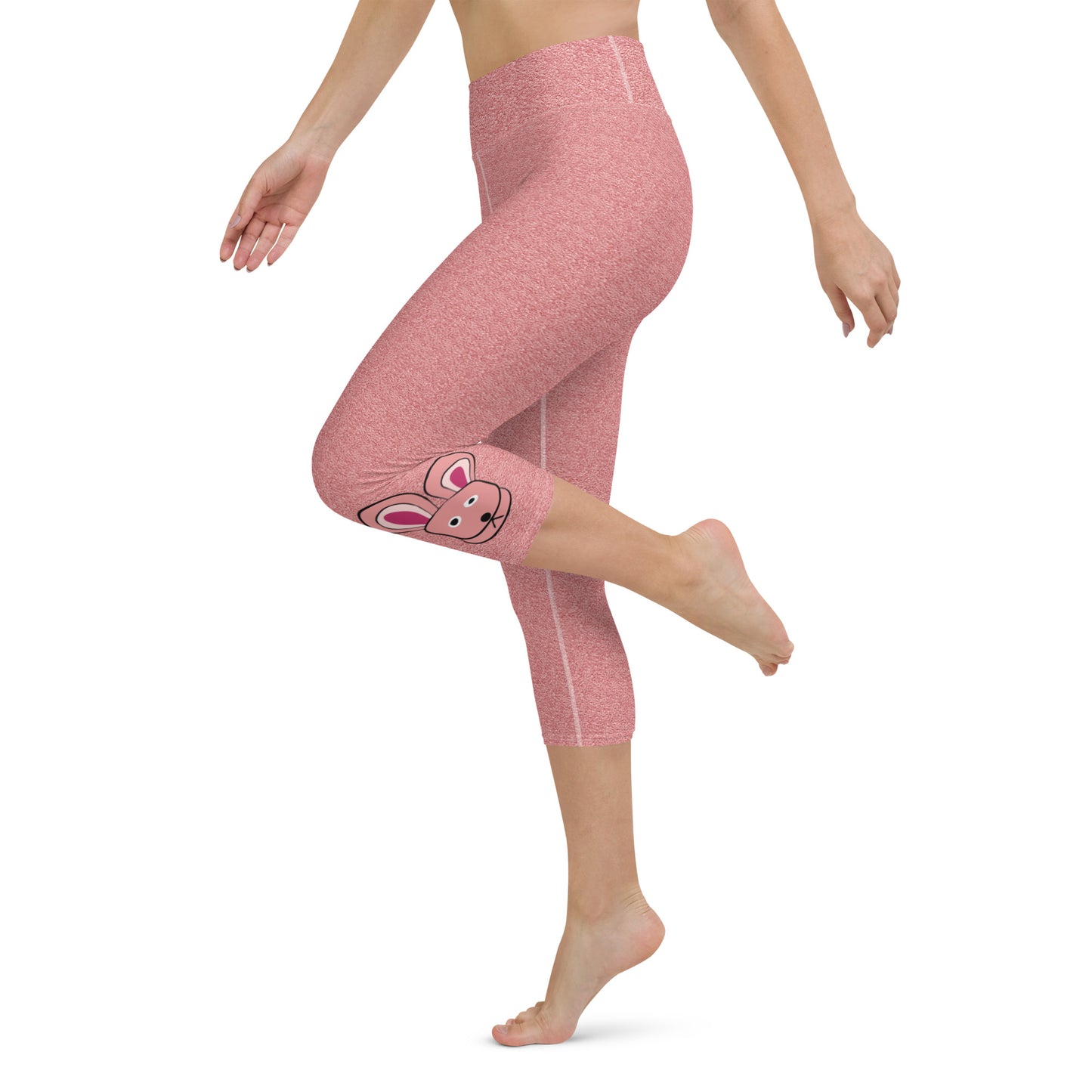 A Christmas Story Pink Nightmare Bunny Costume Capri Leggings