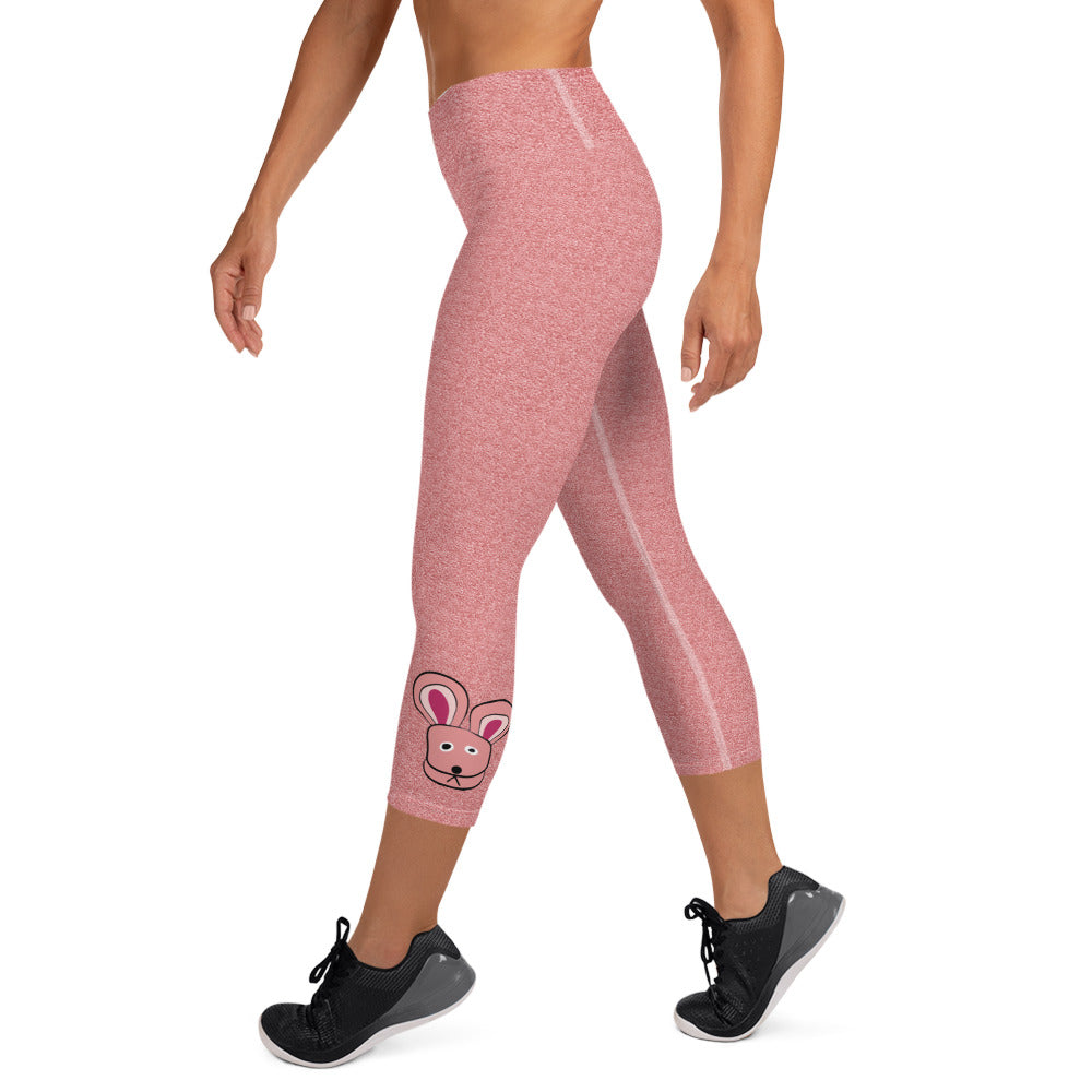 A Christmas Story Pink Nightmare Bunny Costume Capri Leggings