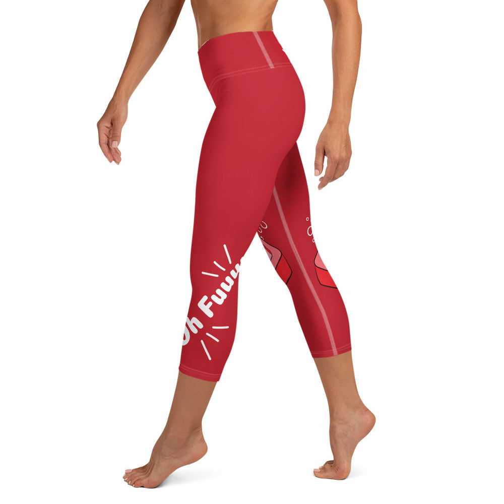 A Christmas Story "Oh Fudge" Capri Leggings