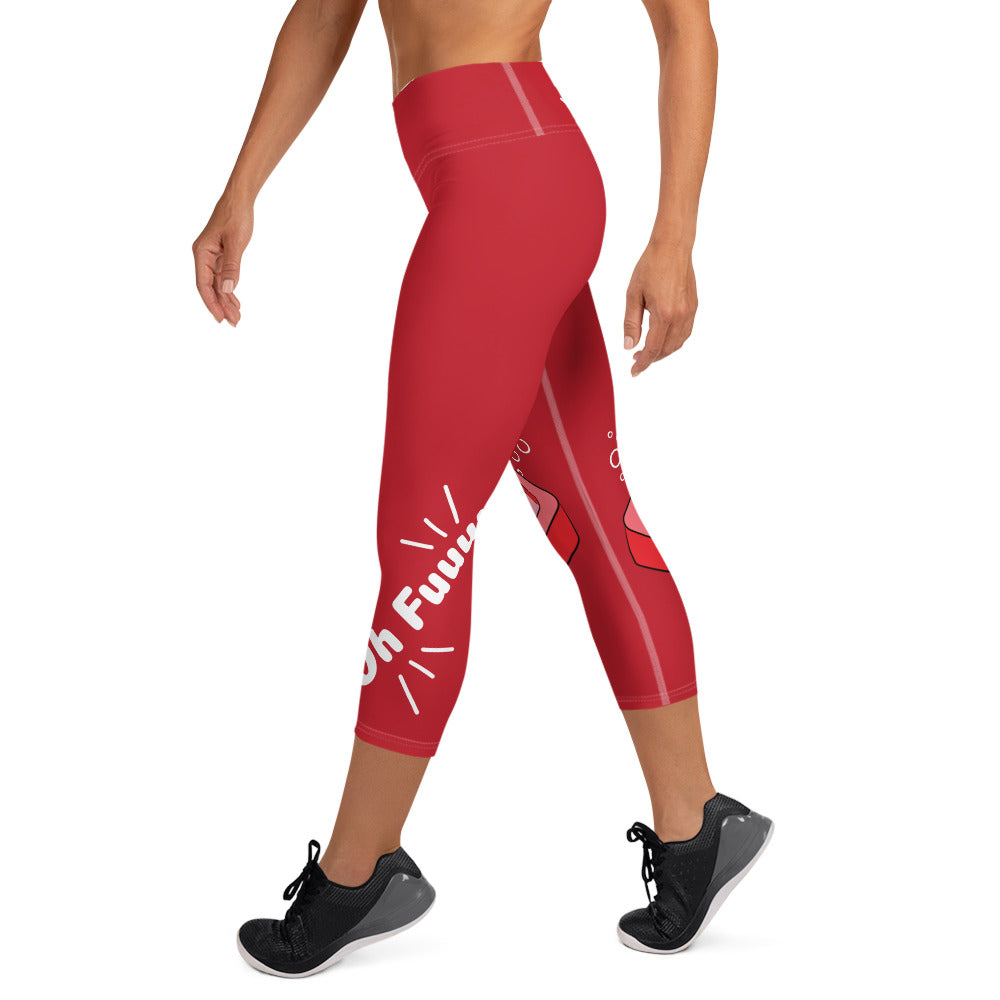 A Christmas Story "Oh Fudge" Capri Leggings
