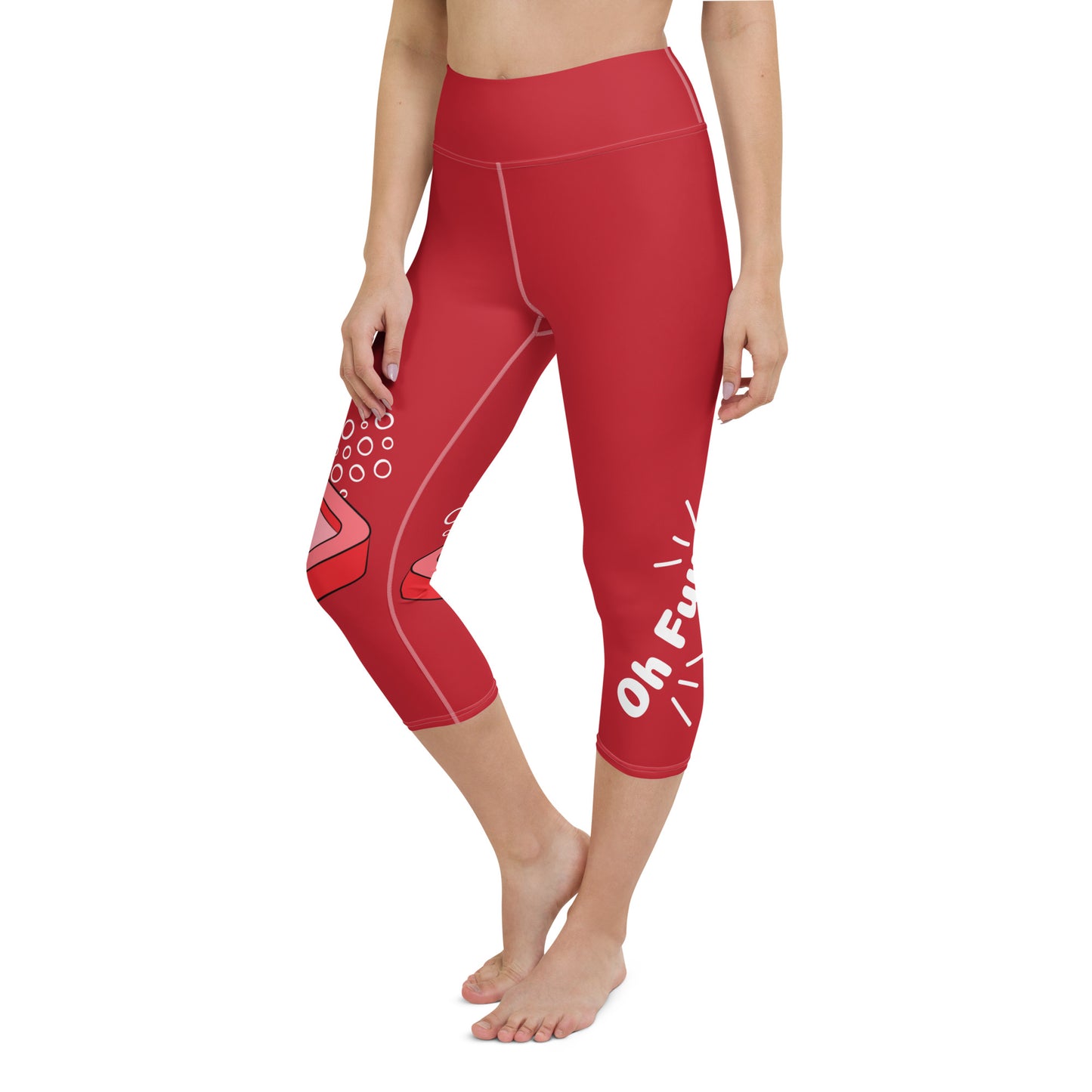 A Christmas Story "Oh Fudge" Capri Leggings