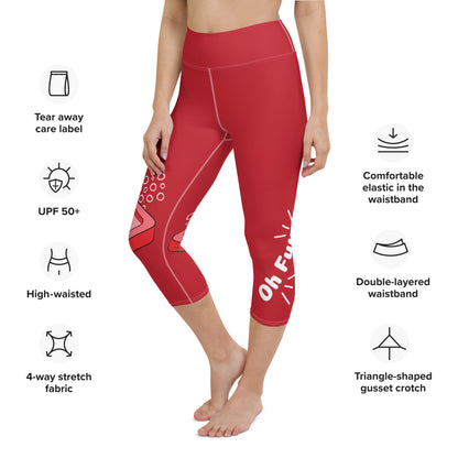 A Christmas Story "Oh Fudge" Capri Leggings