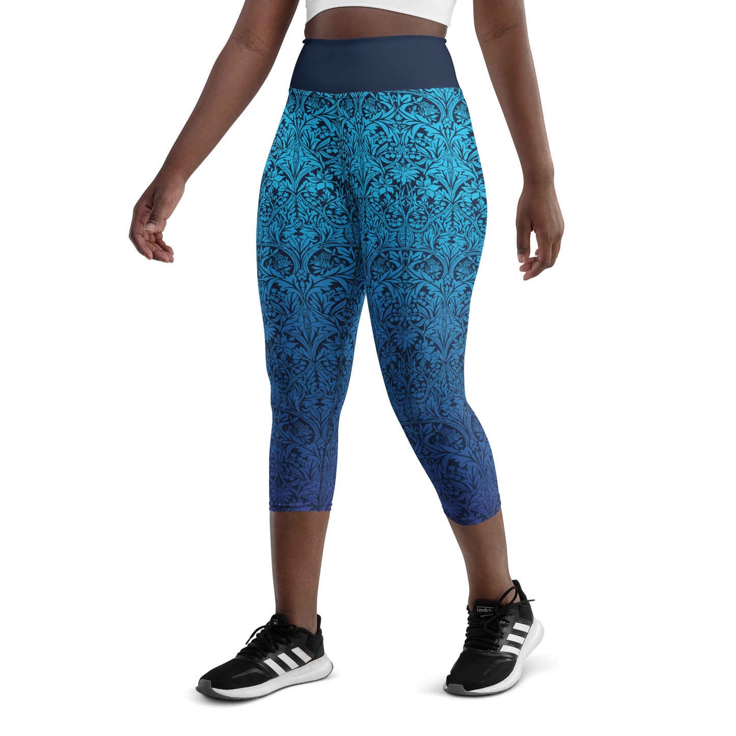 Midnight Run Yoga Capri Leggings