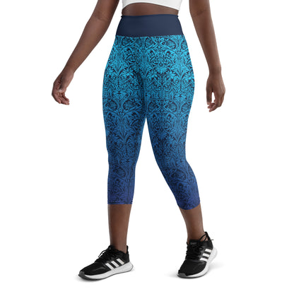 Midnight Run Yoga Capri Leggings