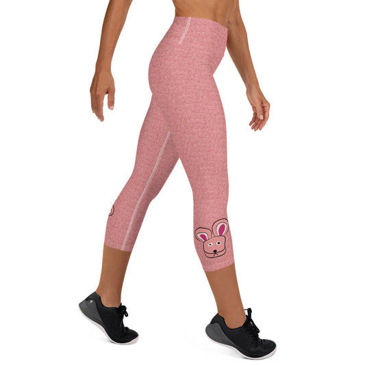 A Christmas Story Pink Nightmare Bunny Costume Capri Leggings