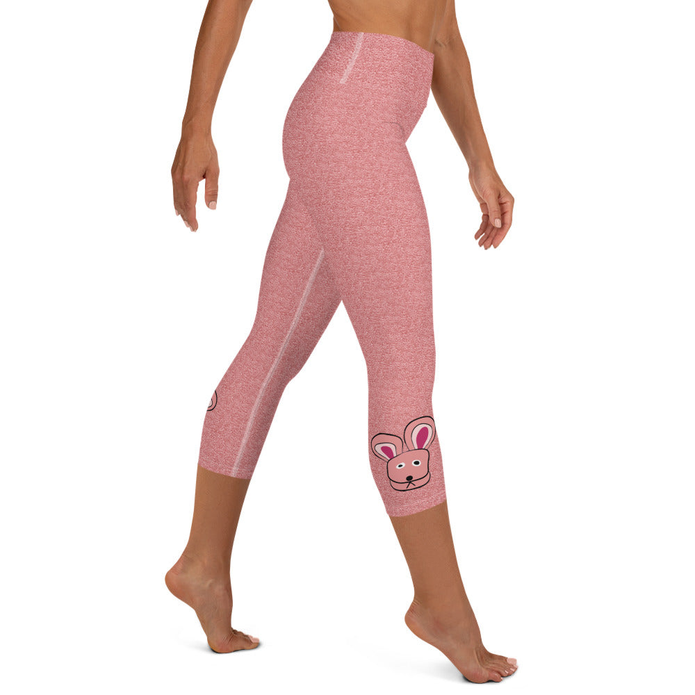 A Christmas Story Pink Nightmare Bunny Costume Capri Leggings