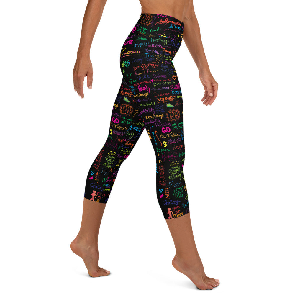 Covered in Positivity Yoga Capri Leggings