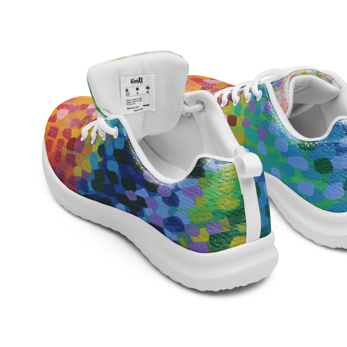 Colorful Confetti Women’s Athletic Shoes