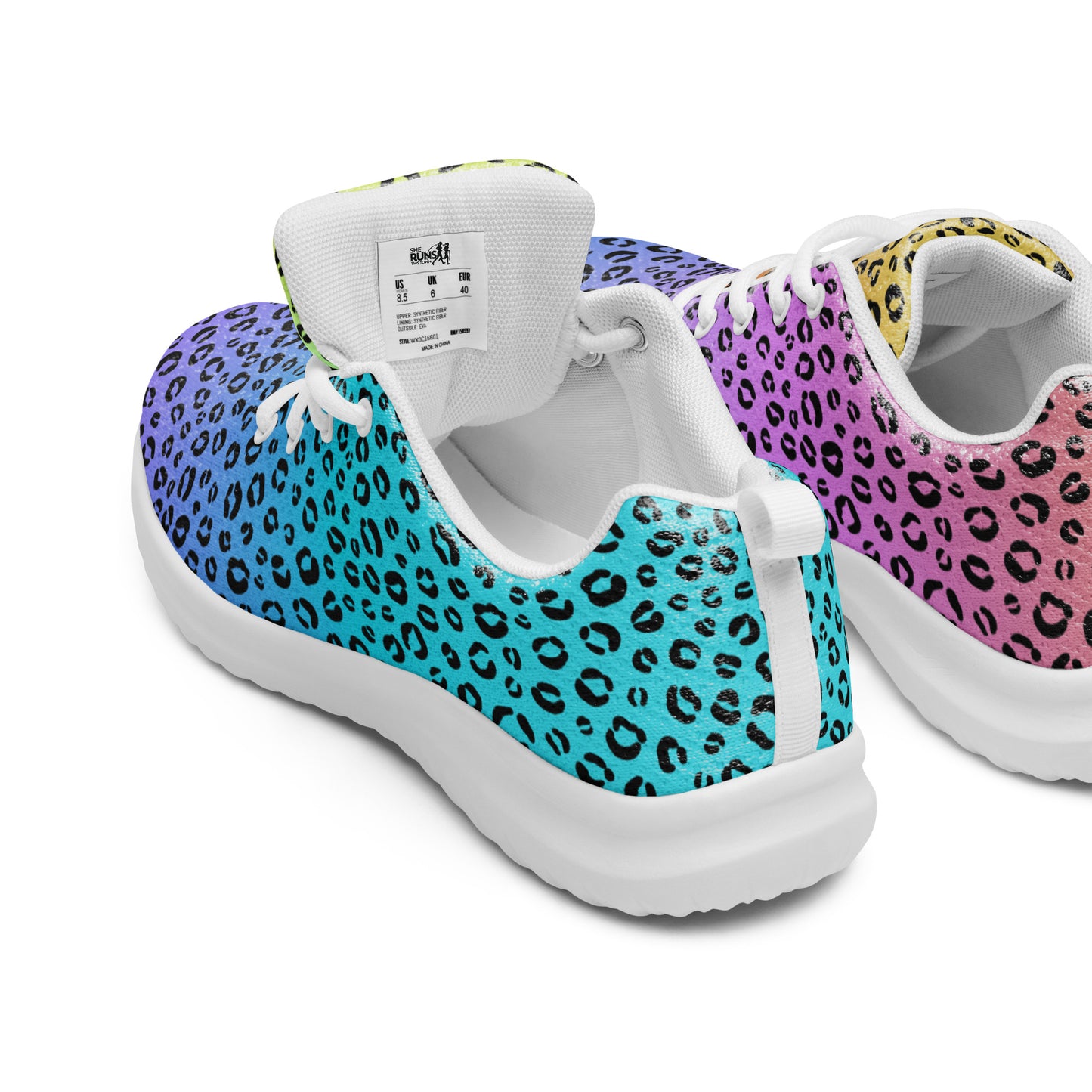 Rainbow Roar Women’s Athletic Shoes