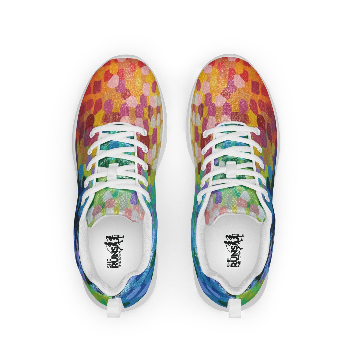 Colorful Confetti Women’s Athletic Shoes