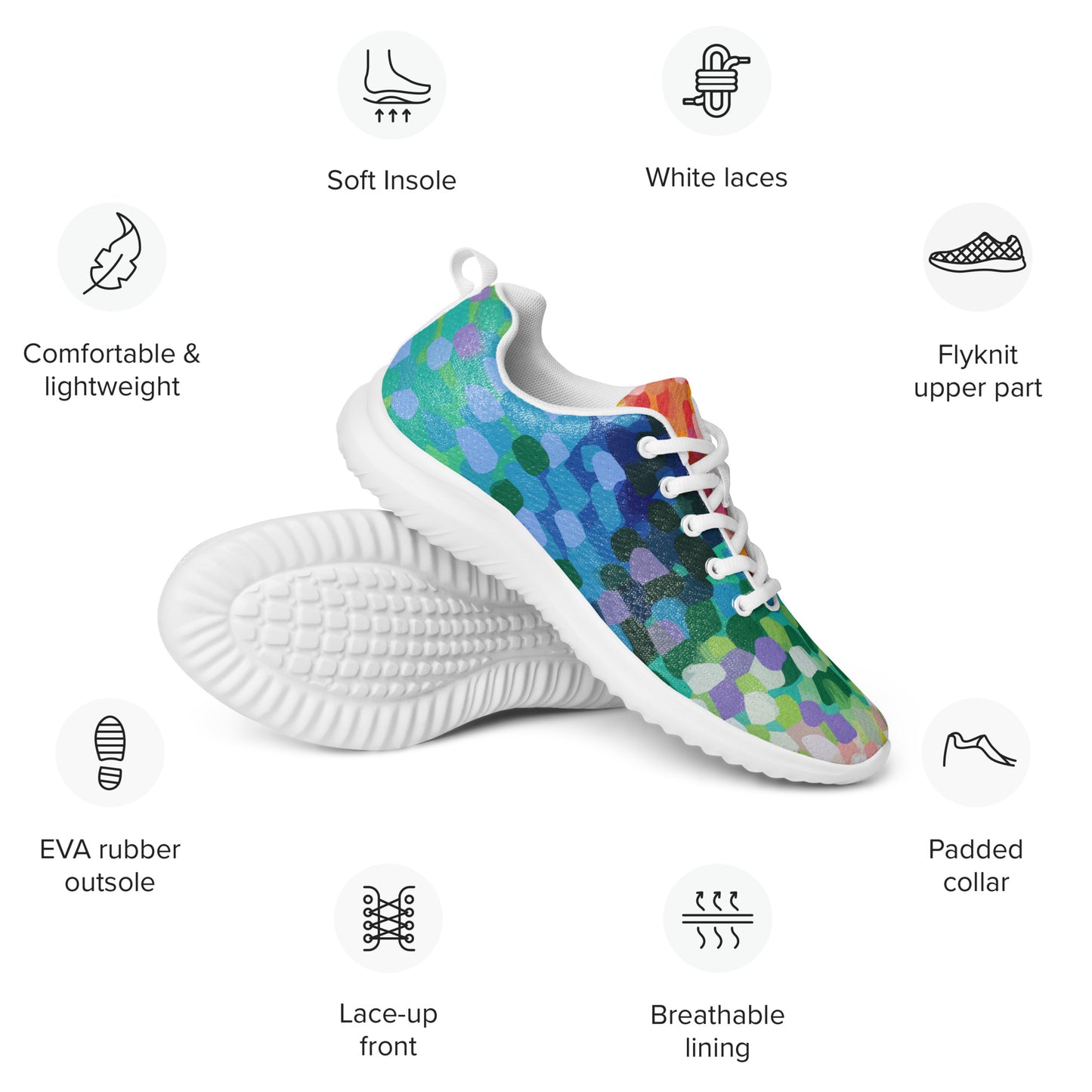 Cool Confetti Women’s Athletic Shoes