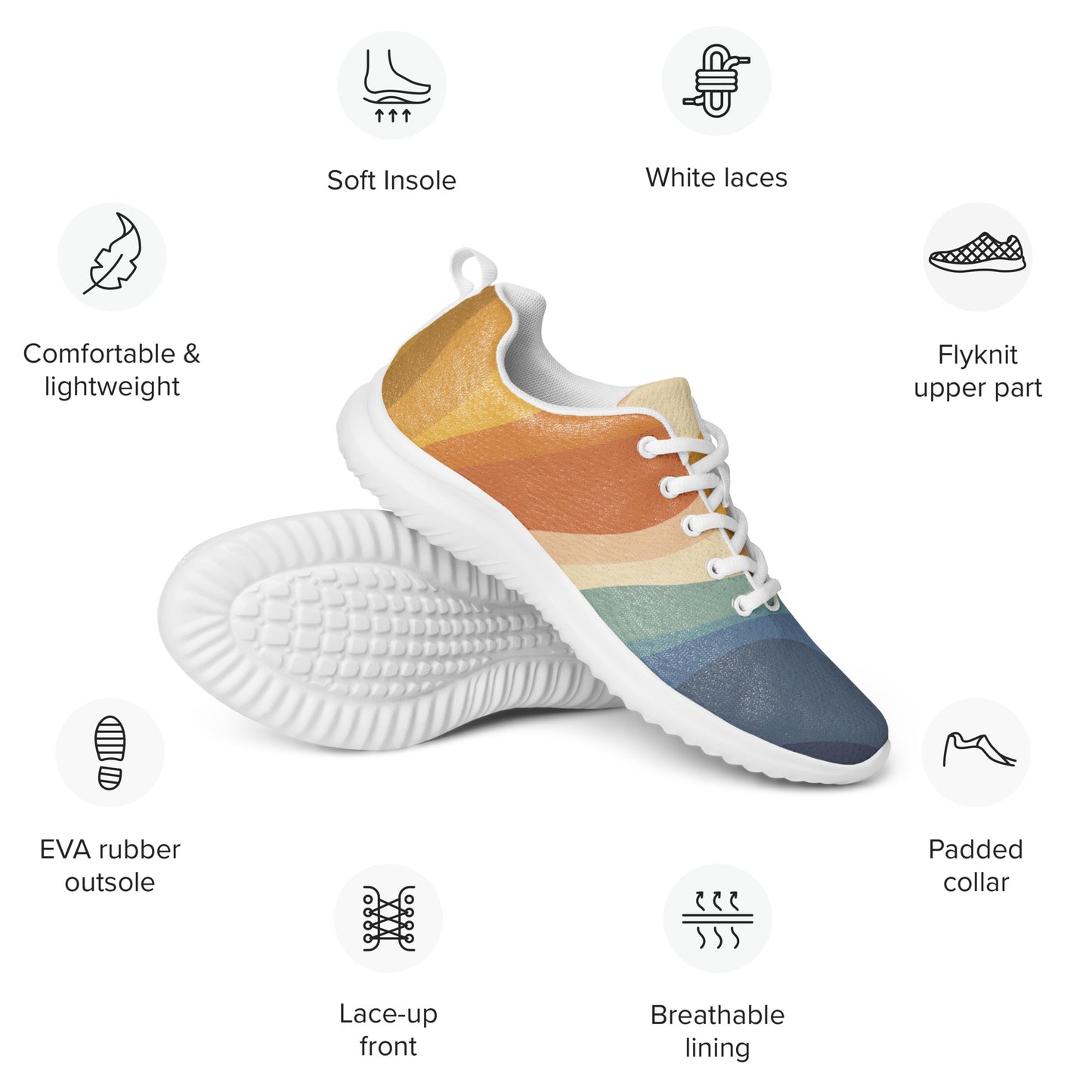 Retro Vibes Women’s Athletic Shoes